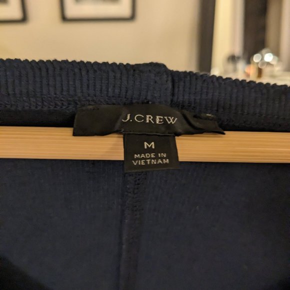 J. CREW Navy Cropped Cardigan (Size M) - Picture 2 of 6